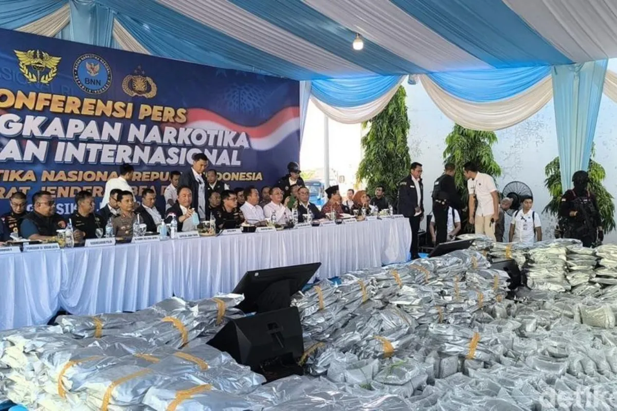 Narkoba 3,37 Ton di Gresik Terbongkar dari X-ray Bea Cukai