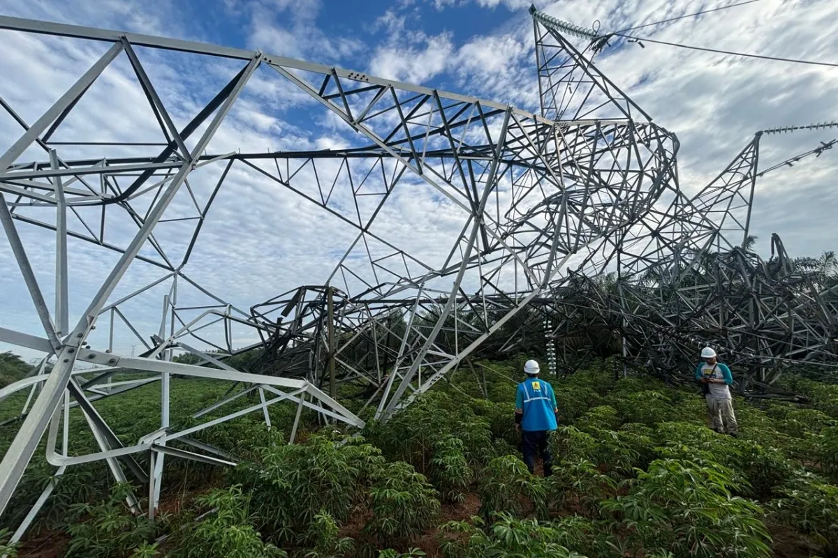 Pemadaman Bergilir Sumut Berlanjut Usai 12 Tower PLN Roboh