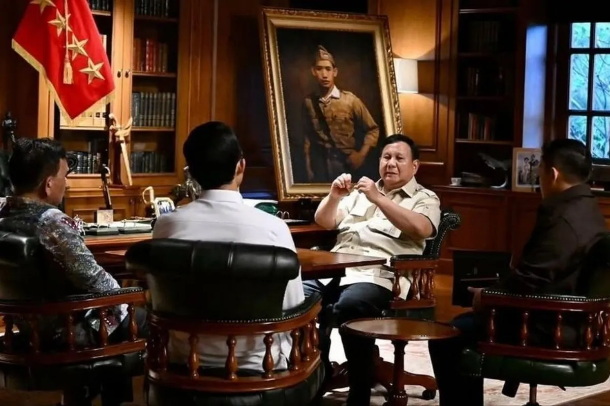 Prabowo memanggil kepala dan wakil kepala Bakom ke kediamannya - dok Instagram Setkab