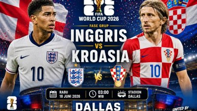 Inggris vs Kroasia Malam Ini, Ujian Pertama Tuchel dan Misi Balas Luka 2018