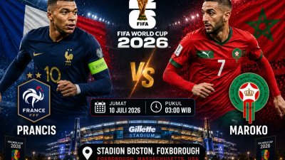 Prancis vs Maroko, Ujian Terberat Les Bleus di 8 Besar