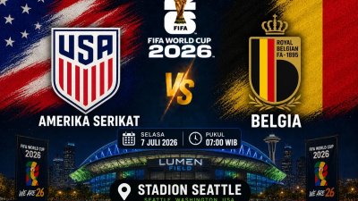 Prediksi AS vs Belgia, Balogun Lolos Sanksi Uji Courtois