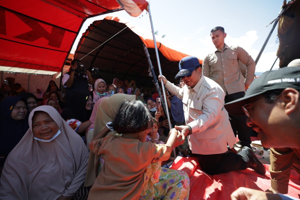 Prabowo di Tapanuli Tengah