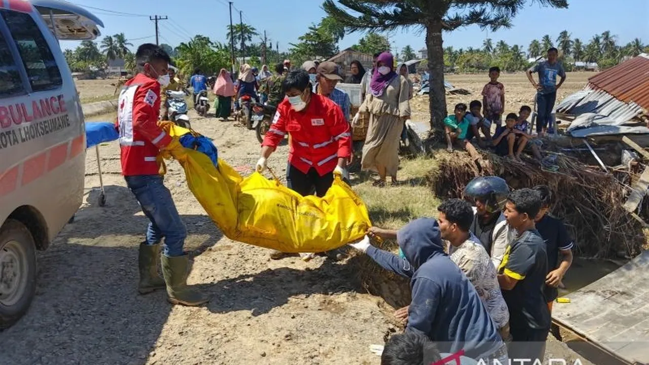 Korban Banjir dan Longsor Sumbagut Capai 1.053 Jiwa