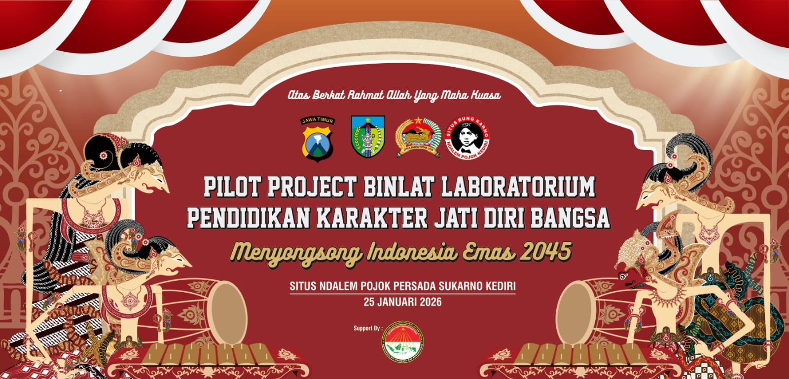 Kediri Luncurkan BINLAT Karakter, Fokus SDM Indonesia Emas 2045