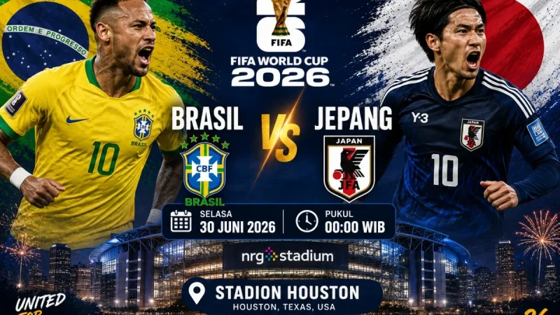 Brazil vs Jepang, Harapkan Permainan Magis Brazil di Laga 32 Besar