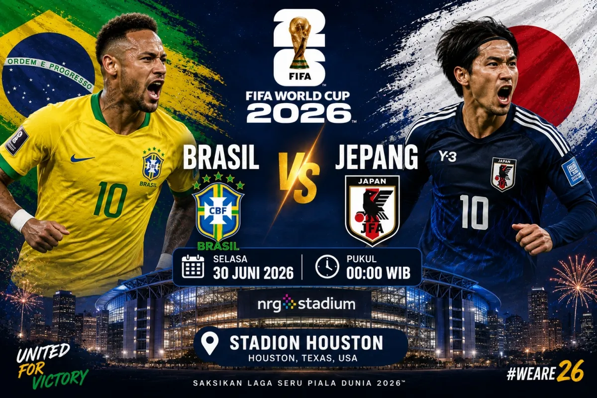 Brazil vs Jepang, Harapkan Permainan Magis Brazil di Laga 32 Besar