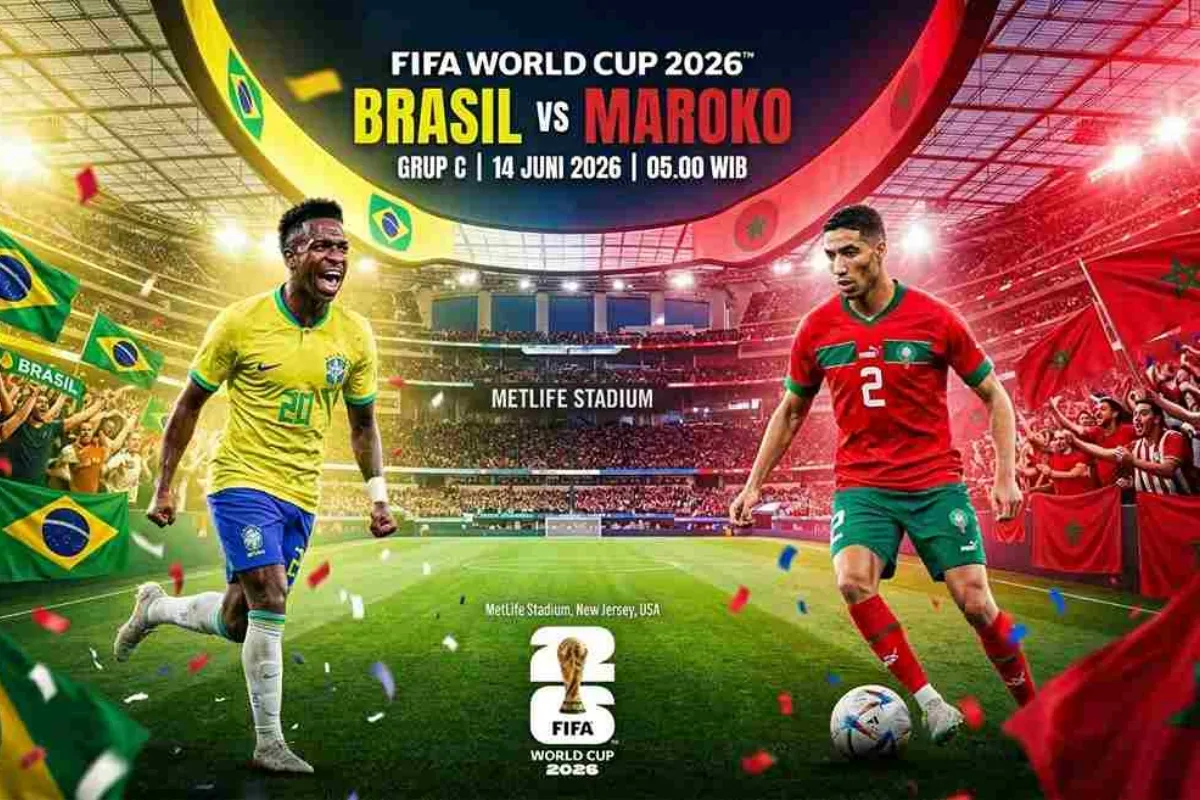 Brazil vs Maroko di Piala Dunia 2026, Ujian Pertama Favorit Juara