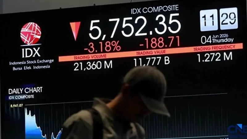IHSG Anjlok 37%, Pasar Kini Pertanyakan Kredibilitas Indonesia