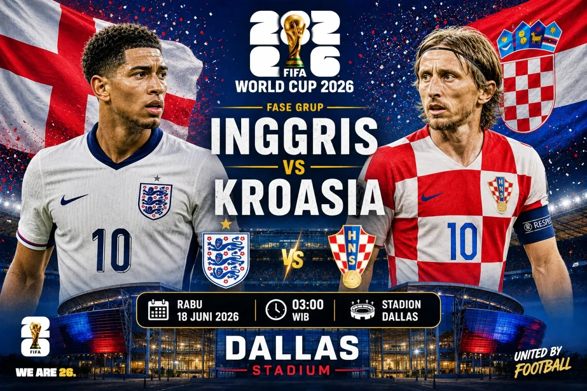 Inggris vs Kroasia Malam Ini, Ujian Pertama Tuchel dan Misi Balas Luka 2018