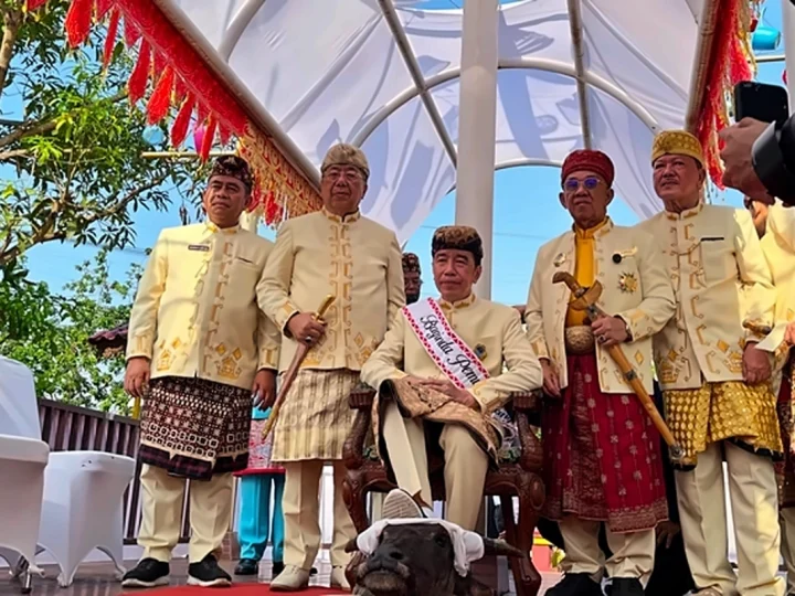 Ritual Kepala Kerbau Jokowi, Makna di Balik Gelar Adat Lampung