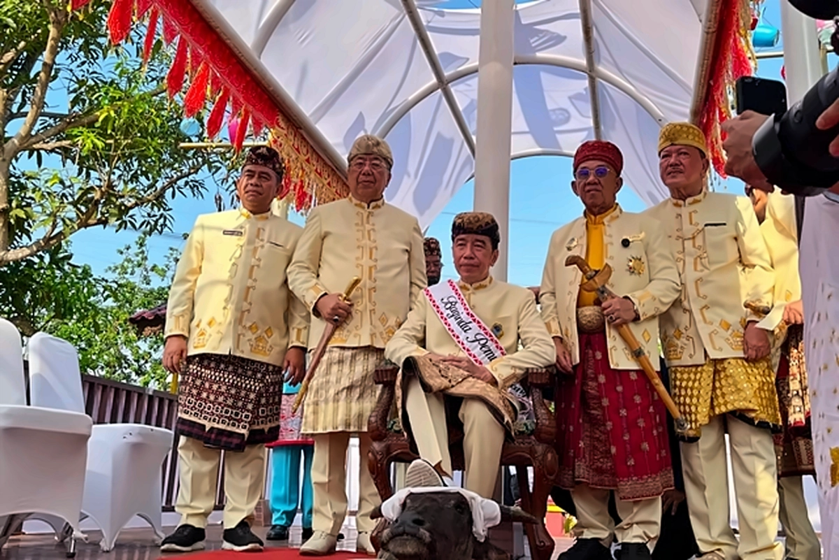 Ritual Kepala Kerbau Jokowi, Makna di Balik Gelar Adat Lampung