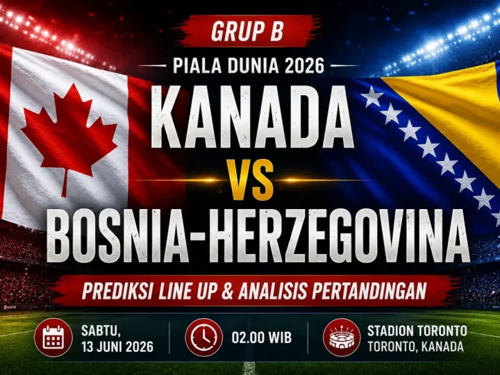 Kanada vs Bosnia-Herzegovina, Prediksi Line Up dan Peluang Tuan Rumah Cetak Sejarah