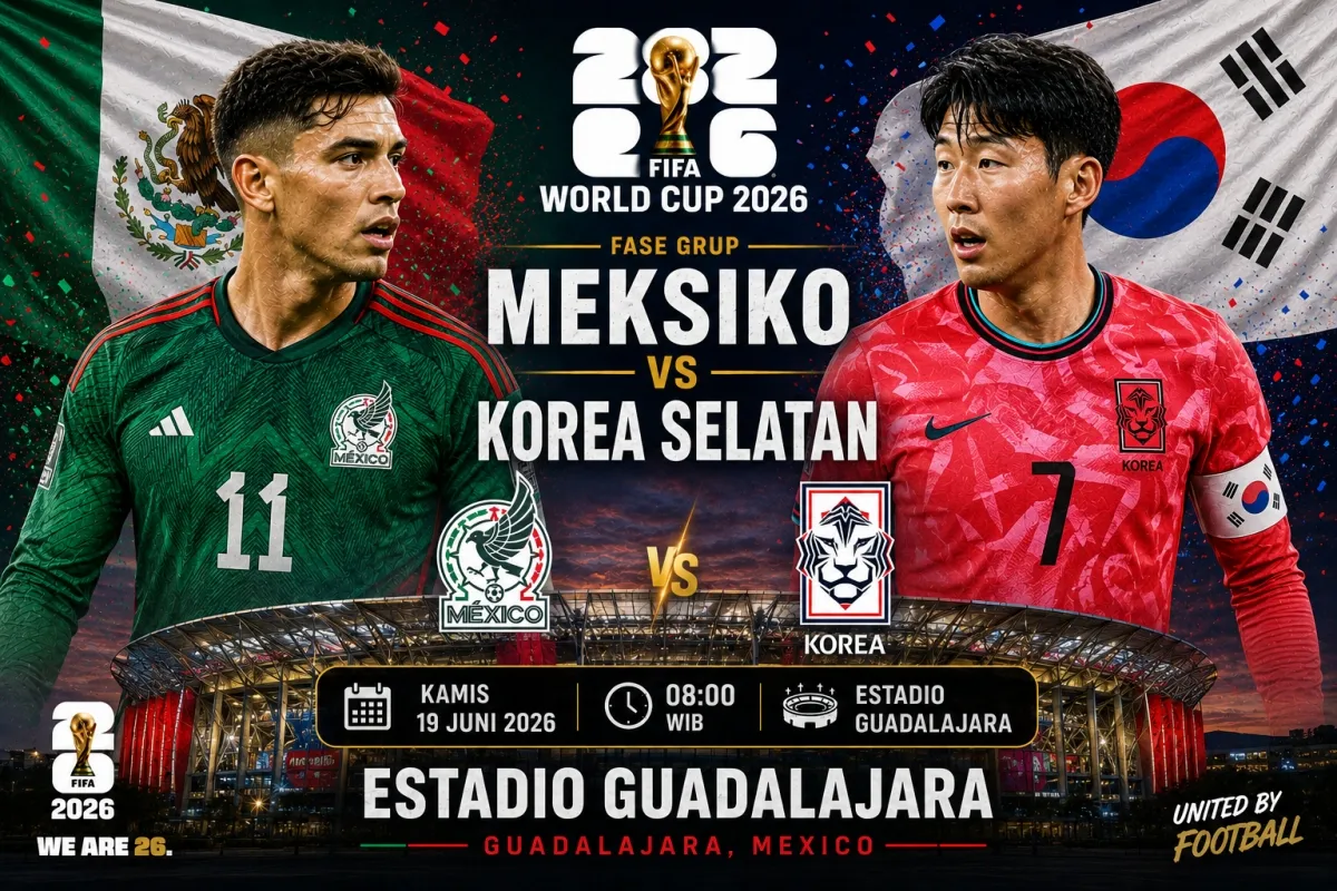 Meksiko vs Korea Selatan, Duel Puncak Grup A Malam Ini