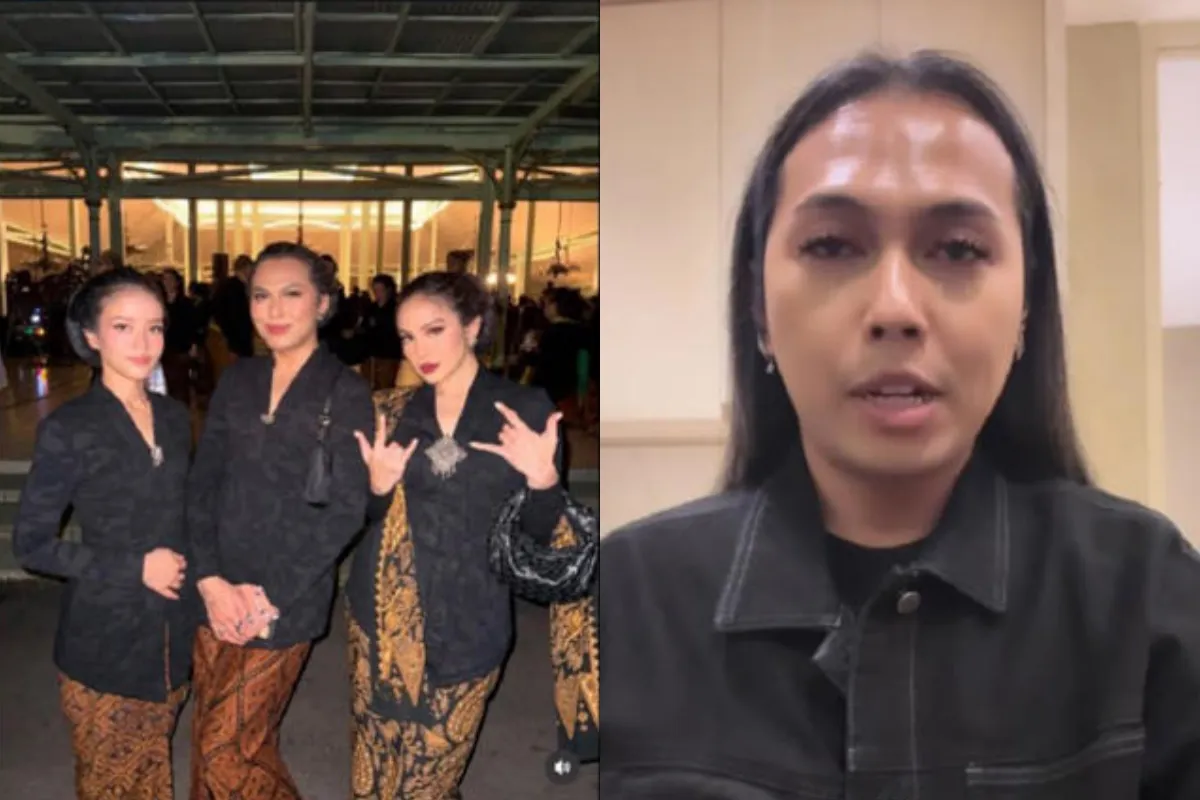 Pria berbaju Kebaya di Kirab Budaya