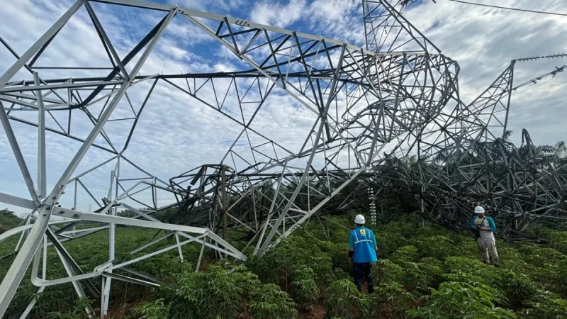 Pemadaman Bergilir Sumut Berlanjut Usai 12 Tower PLN Roboh