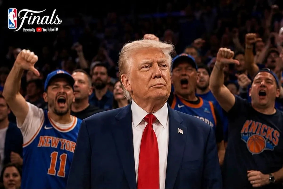 Trump Dicemooh di Final NBA 2026 Meski Cetak Sejarah di Madison Square Garden