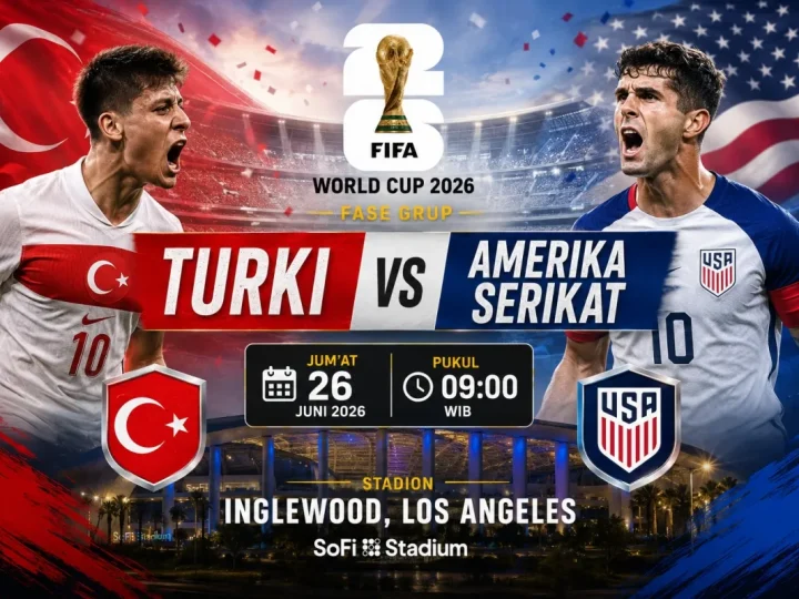 Turki vs Amerika Serikat, Adu Efisien dan Mandul Gol