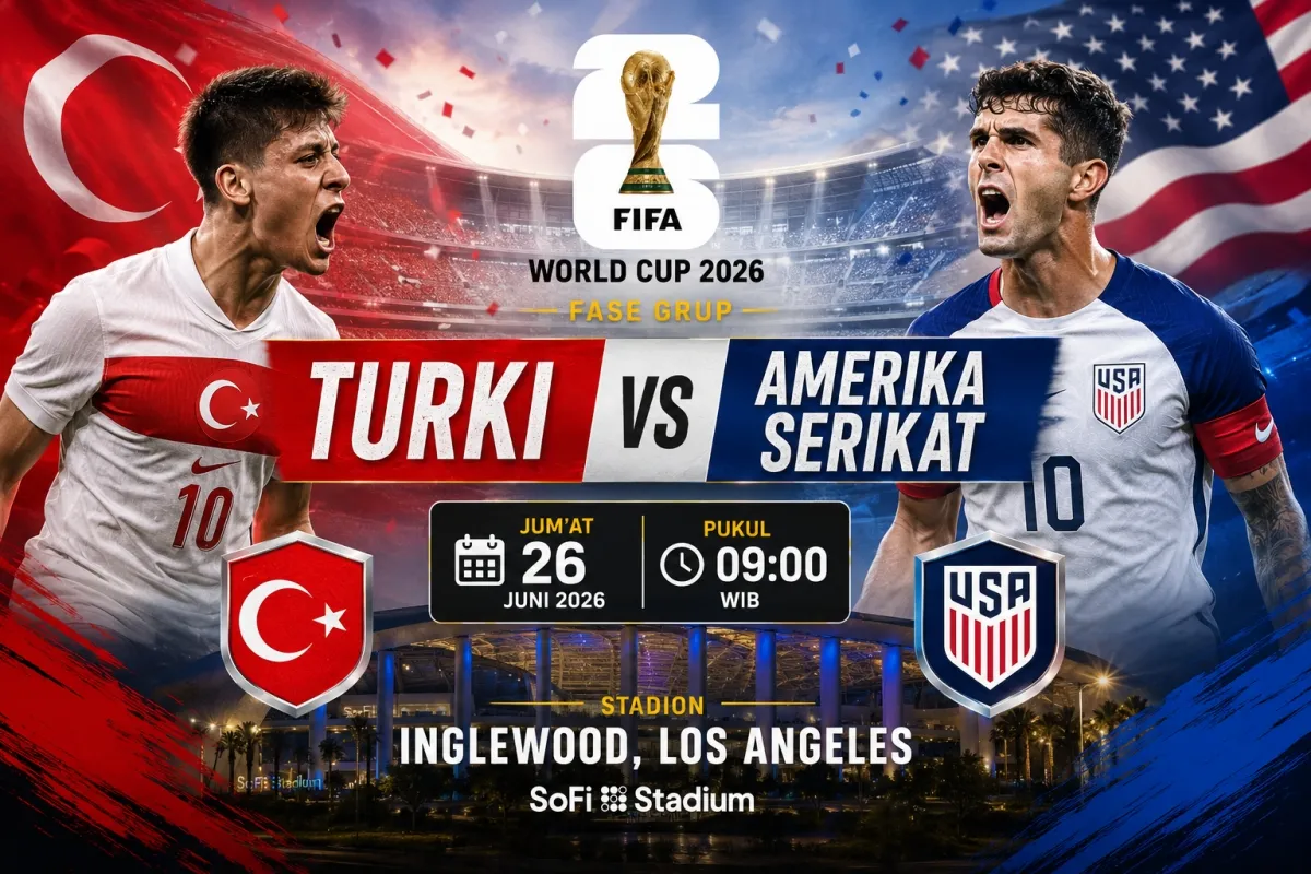 Turki vs Amerika Serikat, Adu Efisien dan Mandul Gol