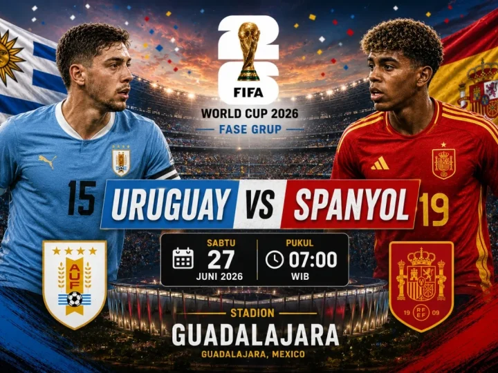 Prediksi Uruguay vs Spanyol, Araújo Absen dan Yamal Bisa Menghukum Celah La Celeste