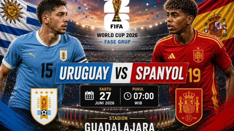 Prediksi Uruguay vs Spanyol, Araújo Absen dan Yamal Bisa Menghukum Celah La Celeste