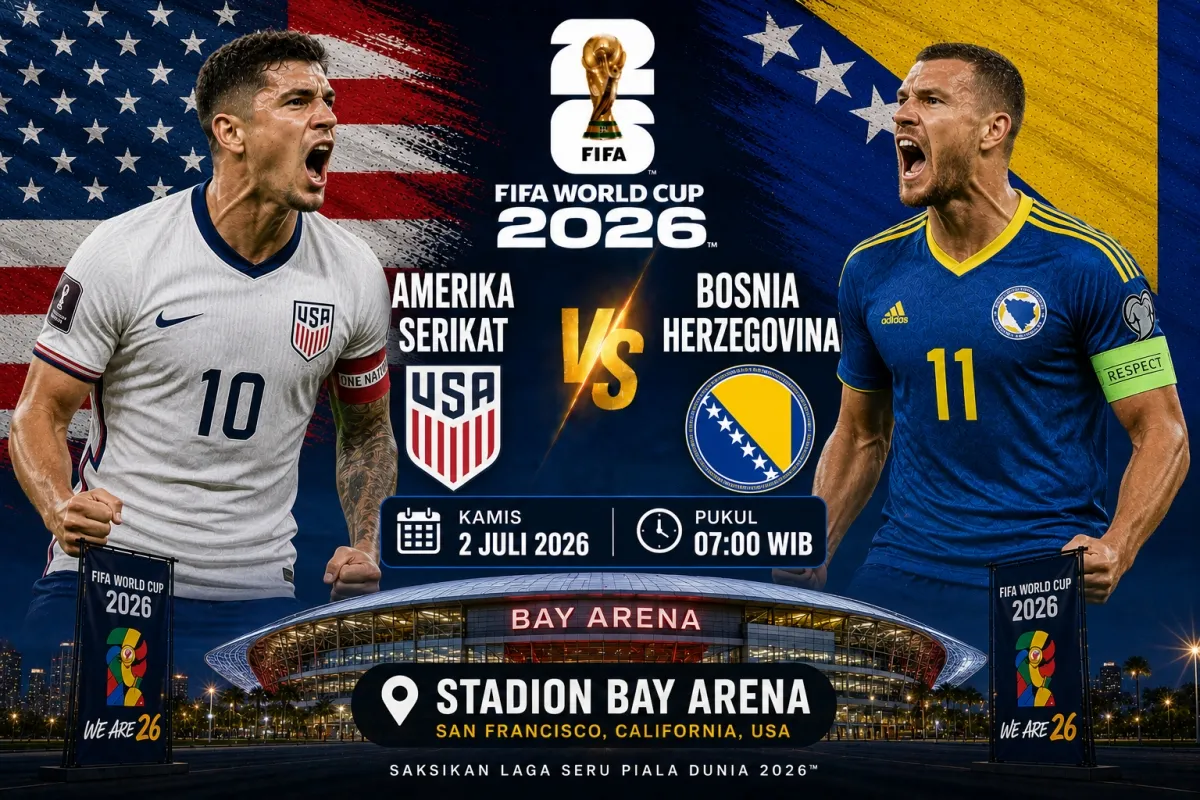Prediksi Amerika Serikat vs Bosnia, Pulisic Siap Jadi Pembeda