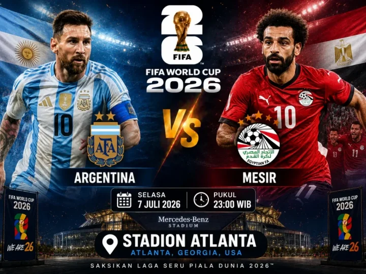 Argentina vs Mesir, Messi Dekati Rekor Besar Saat Salah Mengancam