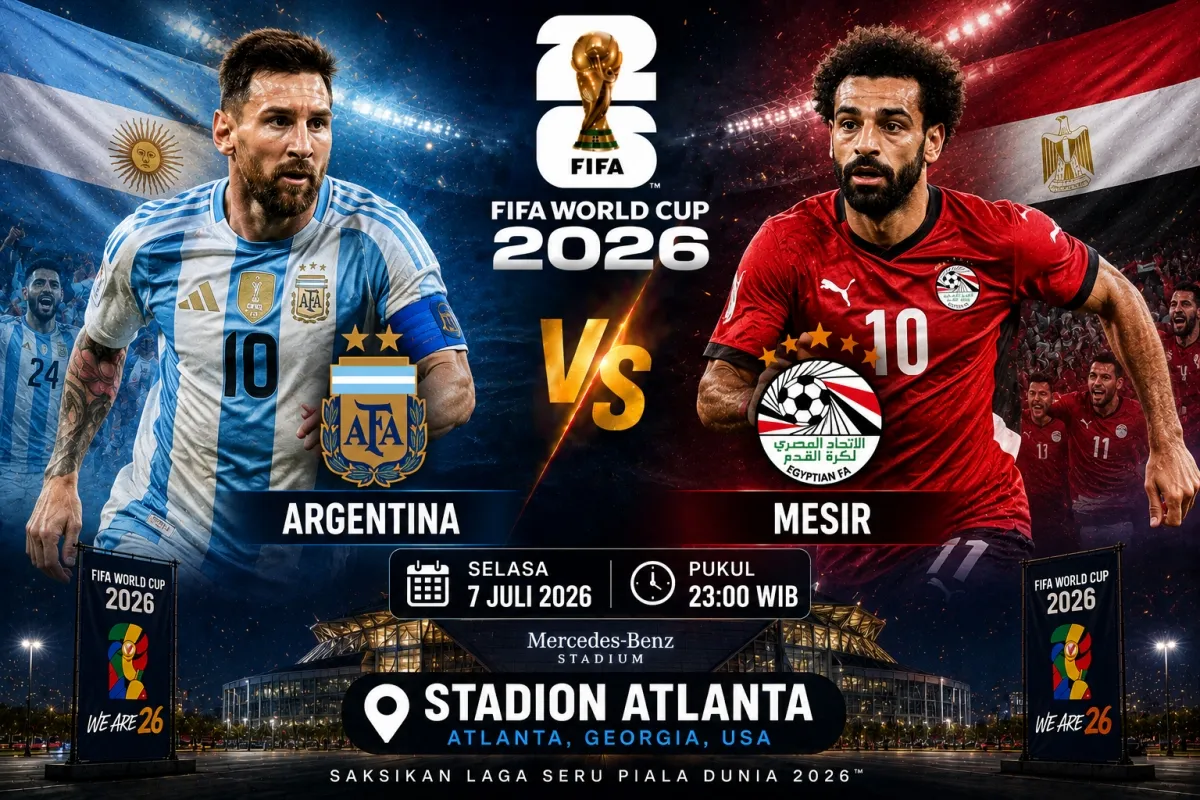 Argentina vs Mesir, Messi Dekati Rekor Besar Saat Salah Mengancam