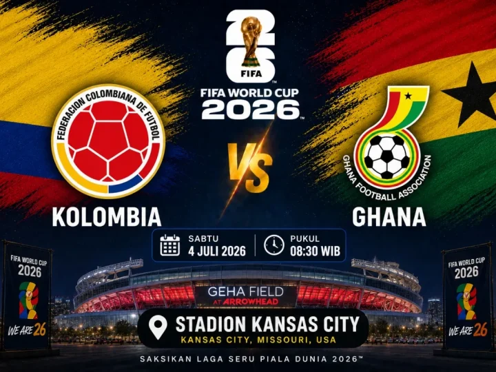 Prediksi Kolombia vs Ghana, Line-up dan Peluang 16 Besar