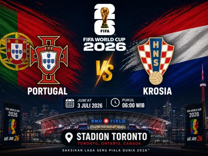 Portugal vs Kroasia, Ronaldo dan Modric Kejar Tiket 16 Besar