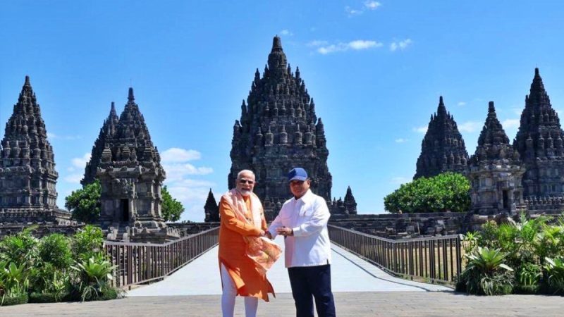 Modi Tutup Lawatan Indonesia dengan Restorasi Candi Prambanan