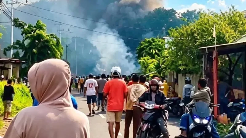 Bentrokan Adonara Tewaskan 3 Warga, 20 Rumah Terbakar