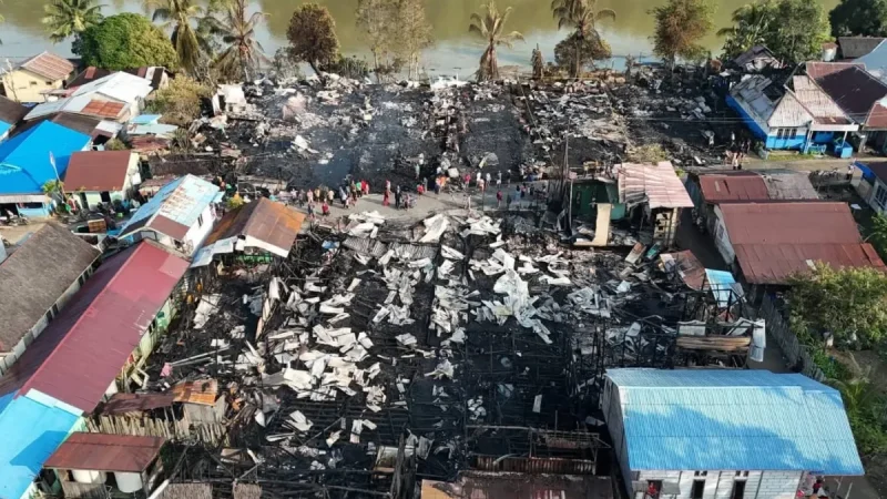 Kebakaran Muara Bengkal Terjadi Dua Kali dalam Sebulan