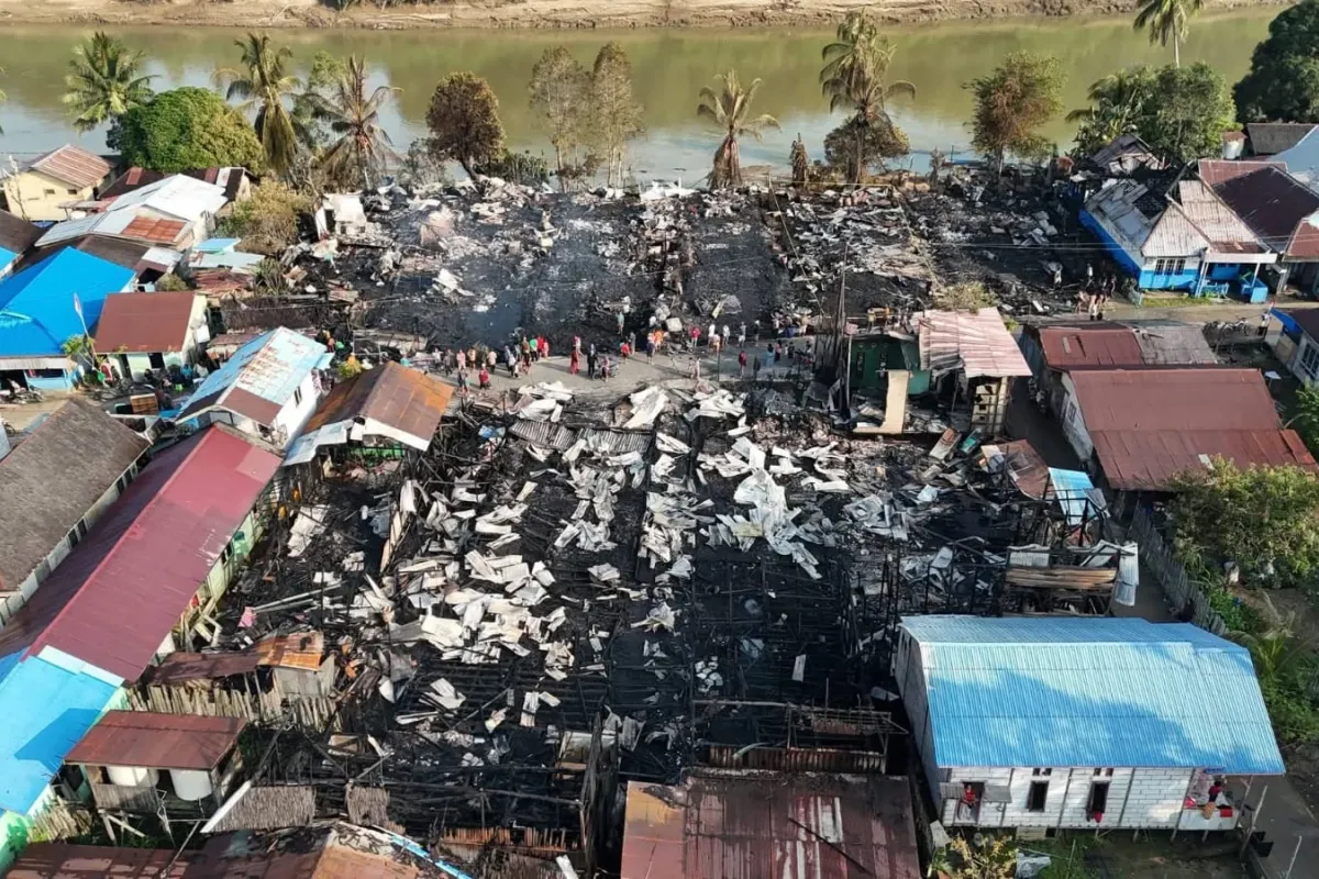 Kebakaran Muara Bengkal Terjadi Dua Kali dalam Sebulan