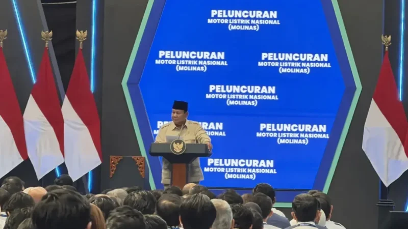 Prabowo Resmikan Motor Listrik Nasional, ALVA Sudah Produksi 20 Ribu Unit