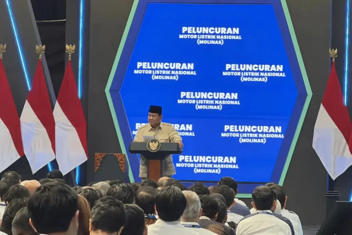 Prabowo Resmikan Motor Listrik Nasional, ALVA Sudah Produksi 20 Ribu Unit