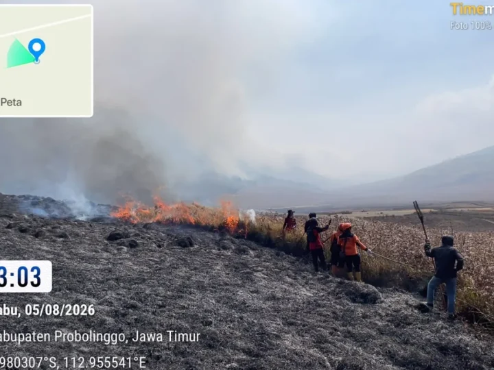 Karhutla Bromo Meluas hingga 120 Hektare, Dugaan Penyebab Bergeser ke Aktivitas Manusia